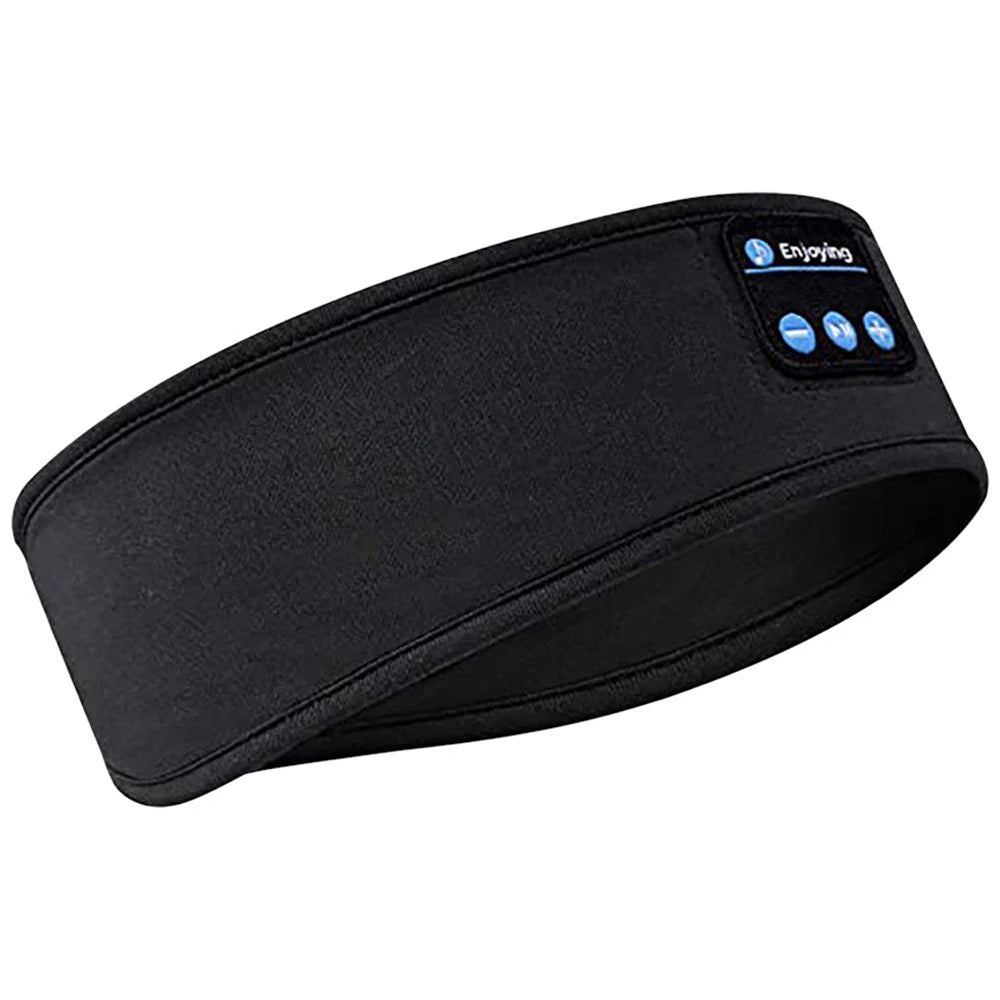 Wireless Bluetooth Sports Headband Earphones with Music Playback and Eye Mask Functionality